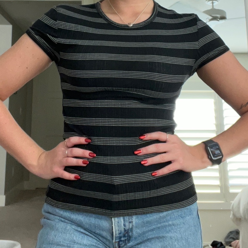 urban outfitters striped tee